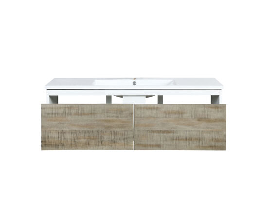 Lexora Scopi 48" Rustic Acacia Bathroom Vanity and Acrylic Composite Top with Integrated Sink - Lexora - Ambient Home