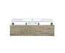 Lexora Scopi 48" Rustic Acacia Bathroom Vanity and Acrylic Composite Top with Integrated Sink - Lexora - Ambient Home