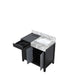 Lexora Zilara 36" - Black and Grey Vanity (Options: Castle Grey Marble Top, and White Square Sink) - Lexora - Ambient Home