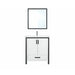 Lexora Ziva 30" - White Single Bathroom Vanity (Options: Cultured Marble Top, White Square Sink and 28" Mirror w/ Faucet) - Lexora - Ambient Home