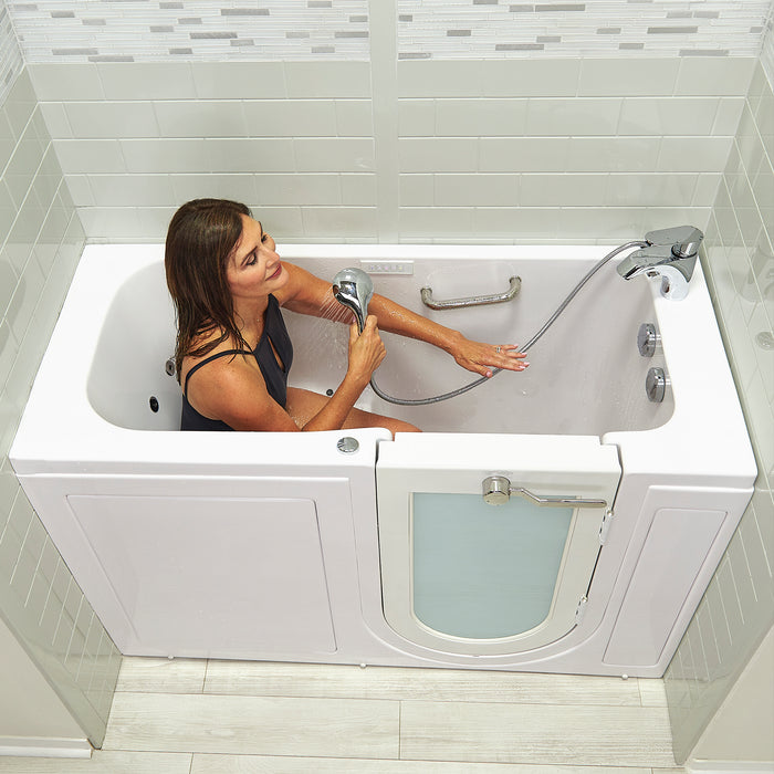 Ella's Bubbles Lounger – Acrylic Outward Swing Door Walk In Bathtub (26.75″W x 59″L) - Ella's Bubbles - Ambient Home