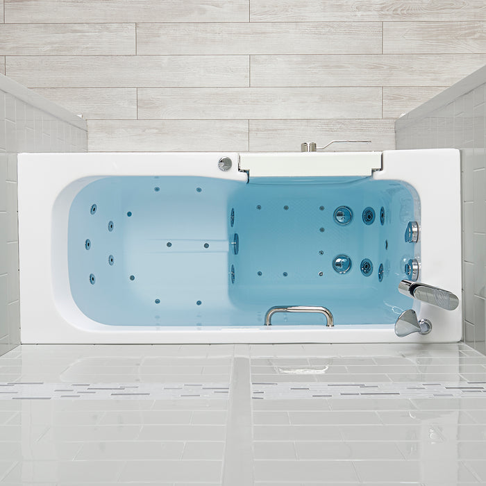 Ella's Bubbles Lounger – Acrylic Outward Swing Door Walk In Bathtub (26.75″W x 59″L) - Ella's Bubbles - Ambient Home
