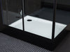 Maya Bath Lucca Black-Steam Shower w/ TV - 47" x 33" x 88" - Maya Bath - Ambient Home