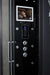 Maya Bath Lucca Black-Steam Shower w/ TV - 47" x 33" x 88" - Maya Bath - Ambient Home