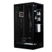 Maya Bath Lucca Black-Steam Shower w/ TV - 47" x 33" x 88" - Maya Bath - Ambient Home