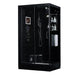 Maya Bath Lucca Black-Steam Shower w/ TV - 47" x 33" x 88" - Maya Bath - Ambient Home