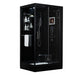 Maya Bath Lucca Black-Steam Shower w/ TV - 47" x 33" x 88" - Maya Bath - Ambient Home