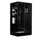 Maya Bath Lucca Black-Steam Shower w/ TV - 47" x 33" x 88" - Maya Bath - Ambient Home