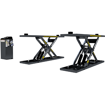 BendPak MDS-6EXF Open Center-FLUSH-MOUNT / EXTENDED 6,000 Lb. Cap. Mid-Rise Scissor Lift (5175151) - BendPak - Ambient Home