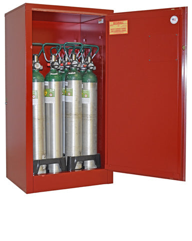 Securall  MG109E MedGas Empty Gas Cylinder Storage Cabinets Stores 9-12 D, E Cylinders - Securall - Ambient Home