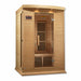 Golden Designs Maxxus 2 Per Low EMF FAR Infrared Carbon Canadian Hemlock Sauna - Golden Designs - Ambient Home