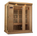 Golden Designs Maxxus 3 Per Low EMF FAR Infrared Carbon Canadian Hemlock Sauna - Golden Designs - Ambient Home