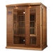 Golden Designs Maxxus 3 Per Low EMF FAR Infrared Carbon Canadian Red Cedar  Sauna - Golden Designs - Ambient Home