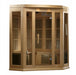 Golden Designs Maxxus 3 Per Corner Low EMF FAR Infrared Carbon Canadian Hemlock Sauna - Golden Designs - Ambient Home