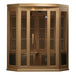 Golden Designs Maxxus 3 Per Corner Low EMF FAR Infrared Carbon Canadian Hemlock Sauna - Golden Designs - Ambient Home