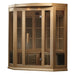 Golden Designs Maxxus 3 Per Corner Low EMF FAR Infrared Carbon Canadian Hemlock Sauna - Golden Designs - Ambient Home