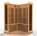 Golden Designs Maxxus 3 Per Corner Low EMF FAR Infrared Carbon Canadian Red Cedar  Sauna - Golden Designs - Ambient Home