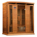 Golden Designs Maxxus 4 Per Near Zero EMF FAR Infrared Carbon Canadian Red Cedar Sauna - Golden Designs - Ambient Home