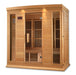 Golden Designs Maxxus 4 Per Low EMF FAR Infrared Carbon Canadian Hemlock Sauna - Golden Designs - Ambient Home