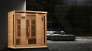 Golden Designs Maxxus 4 Per Near Zero EMF FAR Infrared Carbon Canadian Hemlock Sauna - Golden Designs - Ambient Home