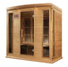 Golden Designs Maxxus 4 Per Low EMF FAR Infrared Carbon Canadian Red Cedar  Sauna - Golden Designs - Ambient Home