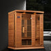 Golden Designs Maxxus 3 Per Near Zero EMF FAR Infrared Carbon Canadian Red Cedar Sauna - Golden Designs - Ambient Home