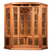 Golden Designs Maxxus 3 Per Corner Near Zero EMF FAR Infrared Carbon Canadian Red Cedar Sauna - Golden Designs - Ambient Home