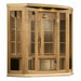 Golden Designs Maxxus 3 Per Corner Near Zero EMF FAR Infrared Carbon Canadian Hemlock Sauna - Golden Designs - Ambient Home