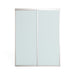 Doors22 144x96 Glass Sliding Closet Door Milky 4 panels - Doors22 - Ambient Home