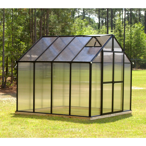 Riverstone Monticello 8 ft x 8 ft Premium Greenhouse Black MONT-8-BK-PREMIUM - Riverstone - Ambient Home