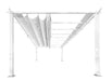 Paragon Outdoor Florence 11' x 16' White Aluminum Pergola with a Canopy - Paragon Outdoor - Ambient Home
