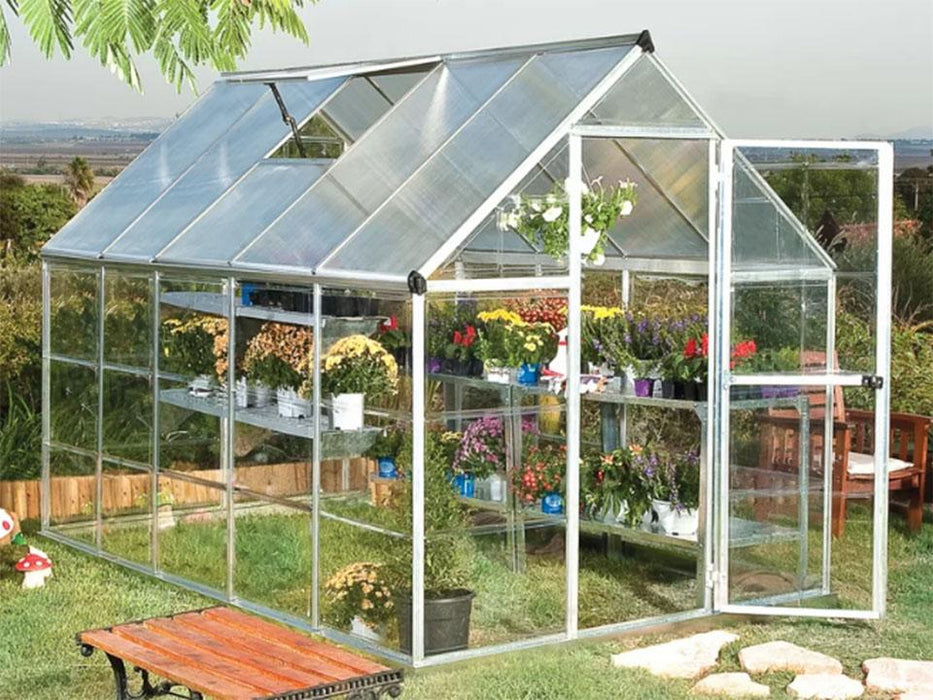 Palram - Canopia Hybrid Green 6 x 10 Hobby Greenhouse (HG5510G) - Palram - Ambient Home