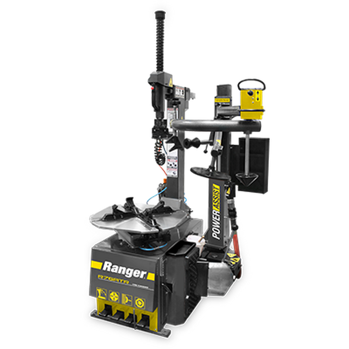 Ranger Tilt Back Tire Changer / Single-Tower / 208-240V, 1-Ph., 50/60hz / GRAY-YELLOW - Ranger - Ambient Home