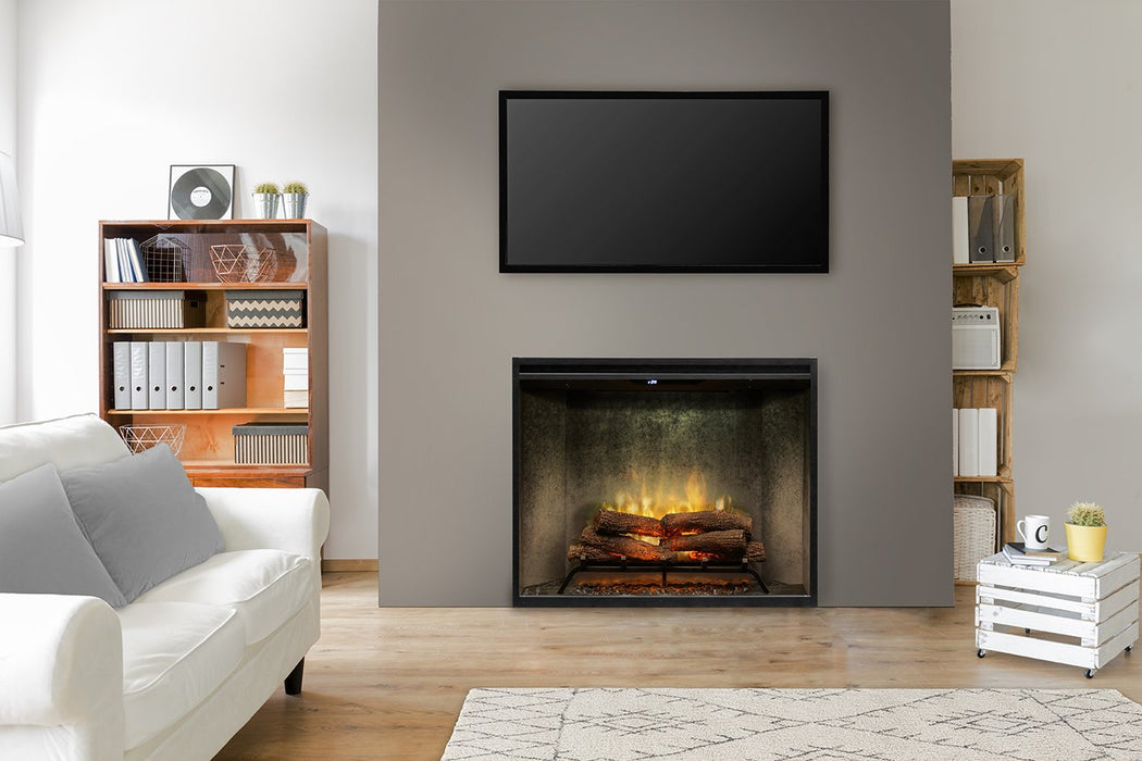 Dimplex 36" Revillusion Built-in Electric Firebox with Logs - RBF36PWC - Dimplex - Ambient Home