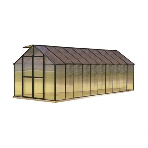 Riverstone Monticello 8 ft x 20 ft Greenhouse Black MONT-20-BK - Riverstone - Ambient Home