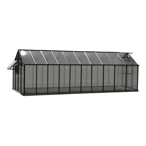 Riverstone Monticello Mojave 8 ft x 20 ft Greenhouse Black MONT-20-BK-MOJAVE - Riverstone - Ambient Home