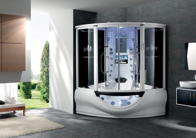 Maya Bath Superior White-Steam Shower 64" x 64" x 88" 101 - Maya Bath - Ambient Home