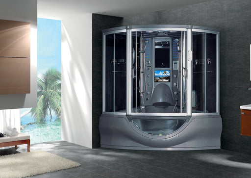 Maya Bath Superior Grey-Steam Shower 64" x 64" x 88" 101 - Maya Bath - Ambient Home
