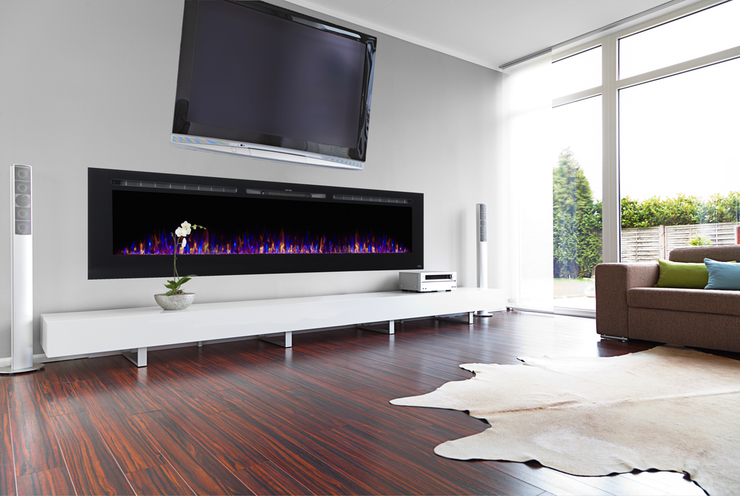 Touchstone Sideline 100" - Recessed Electric Fireplace 80032 - Touchstone Fireplaces - Ambient Home