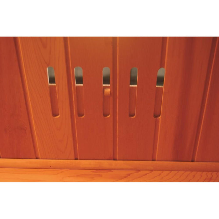 SunRay 2 Person Infrared Sauna Cedar - Cordova (HL200K1) (75"H x 47"W x 45"D) - Sunray Saunas - Ambient Home