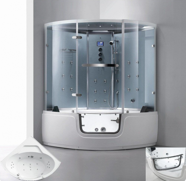 Lusso Bath Madison Luxury Walk-In Steam Shower - Lusso Bath - Ambient Home