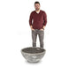 Firegear Sanctuary 3 - Gas Fire Bowl, 29" Diameter x 14"H- Slate - Firegear - Ambient Home