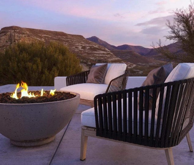 Sanctuary 2 Round Gas Fire Bowl - 39" - Firegear - Ambient Home