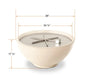 Sanctuary 2 Round Gas Fire Bowl - 39" - Firegear - Ambient Home