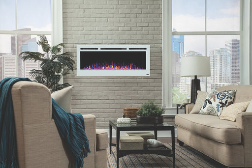 Touchstone Sideline 50" White - Recessed Electric Fireplace 80029 - Touchstone Fireplaces - Ambient Home