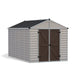 Palram 8x12 Skylight Storage Shed Kit - Tan (HG9812T) - Palram - Ambient Home