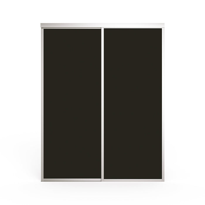 Doors22 144x96 Glass Sliding Closet Door Smoked Clear 4 panels - Doors22 - Ambient Home