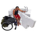 Ella's Bubble Transfer 32 – Outward Swing Door Wheelchair Accessible Acrylic Walk-In Bathtub with 2″ Dual Drain (32″W x 52″L) - Ella's Bubbles - Ambient Home