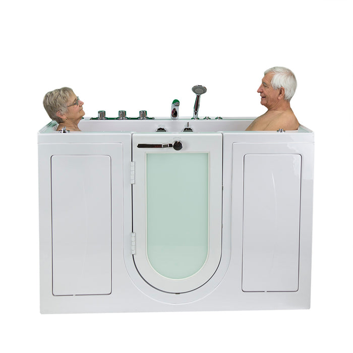 Ella's Bubble Tub4Two - Two Seat Acrylic Outward Swing Door Walk-In Bathtub (31.75″W x 60″L) - Ella's Bubbles - Ambient Home