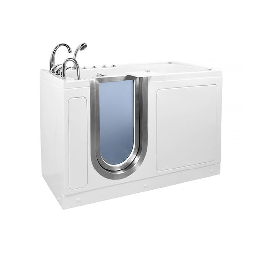 Ella Ultimate Walk-in Tub - Acrylic Walk-In Tub (29.75″W x 59.75″L) with Hydro & Air Jets & Foot Massage - Ella's Bubbles - Ella's Bubbles - Ambient Home